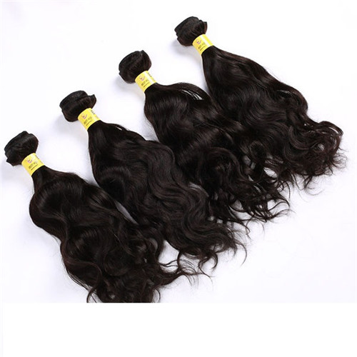 Virgin Human Hair Extensions Peruvian Natural Weave Hair Weft