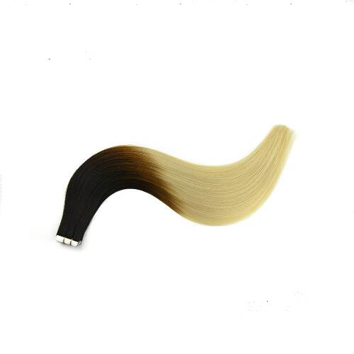 Bonded T1B/613 ombre tape hair extension ,100% indian remy human hair